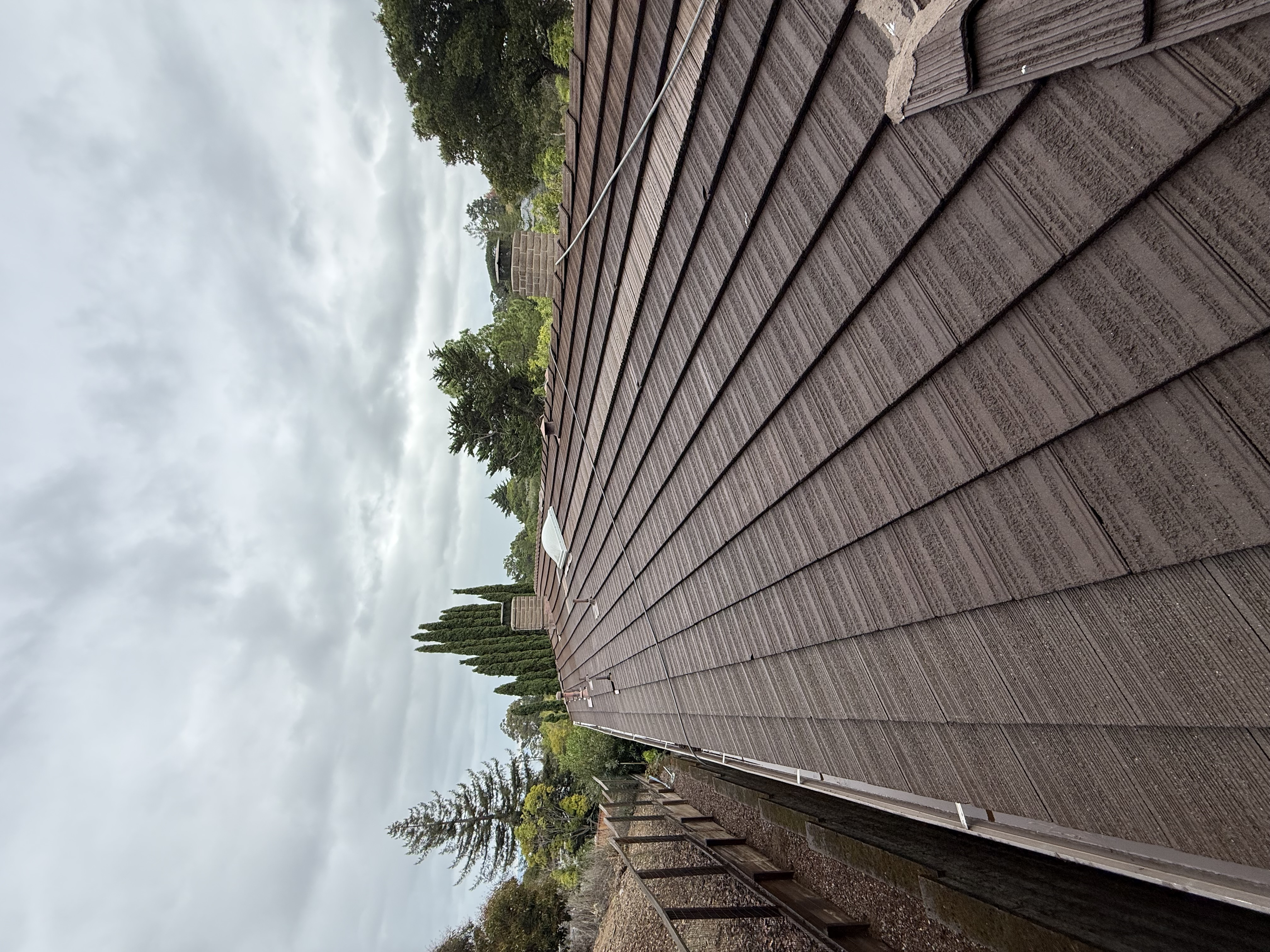 After — Atherton gutters cleared and flowing after cleaning service