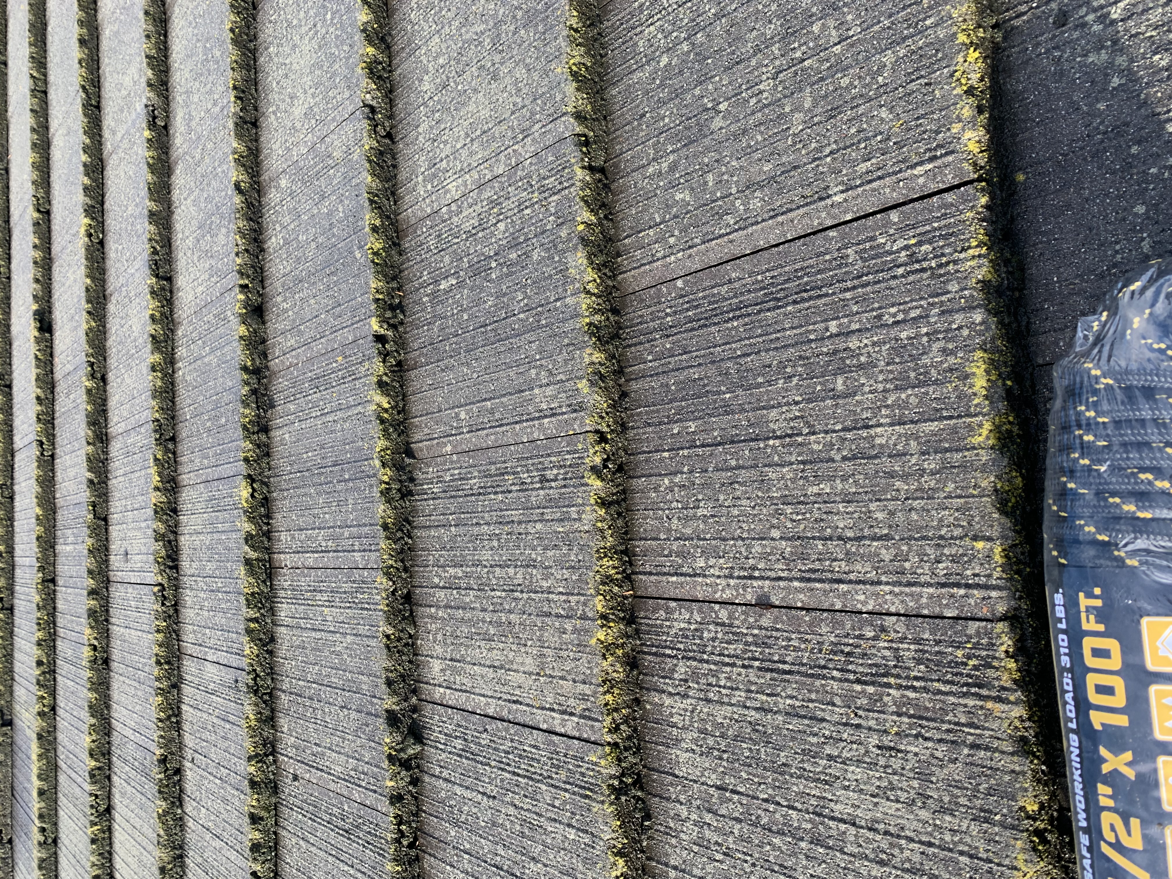 Before — Milpitas flat concrete tile roof with algae blackening
