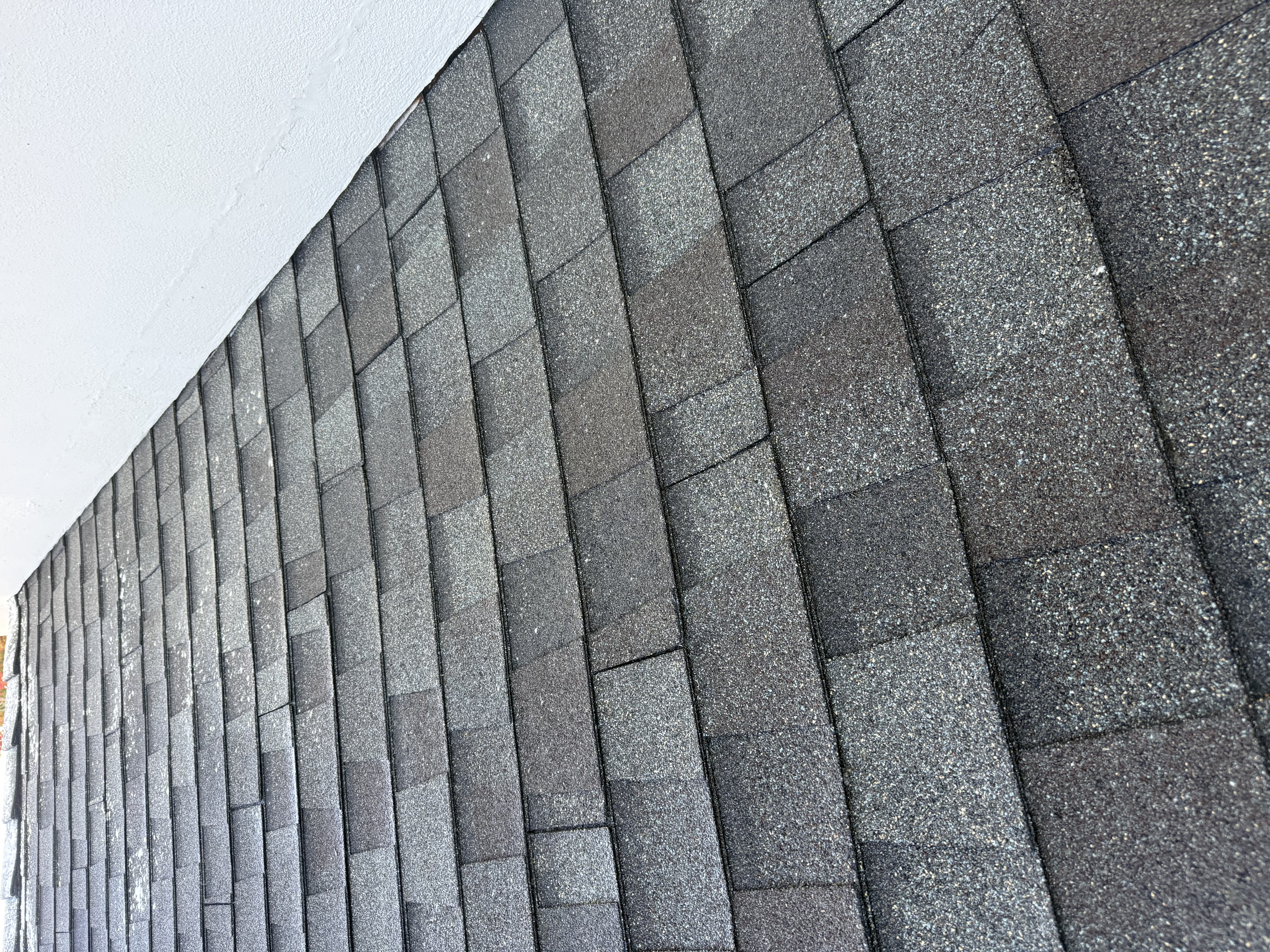 After — Mountain View roof wash project complete, clean result