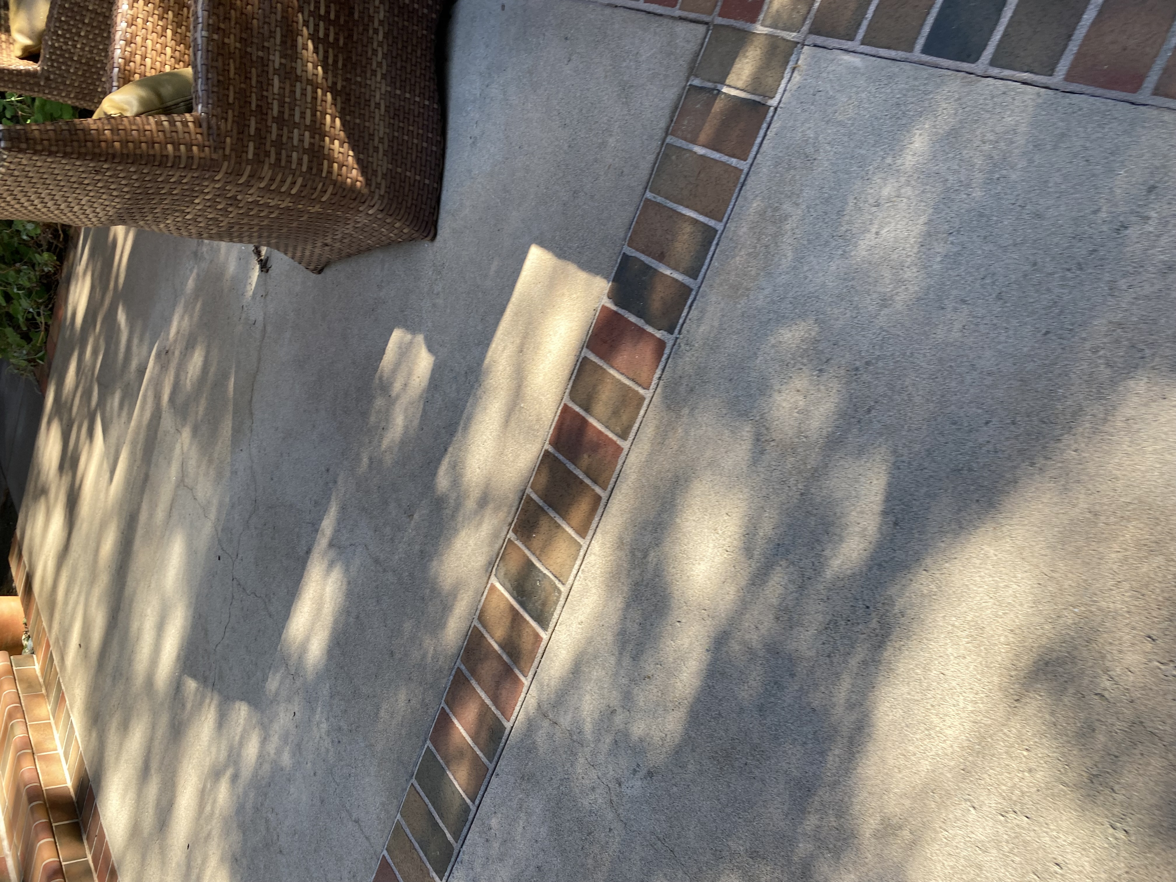After — Palo Alto backyard patio surface cleaning complete