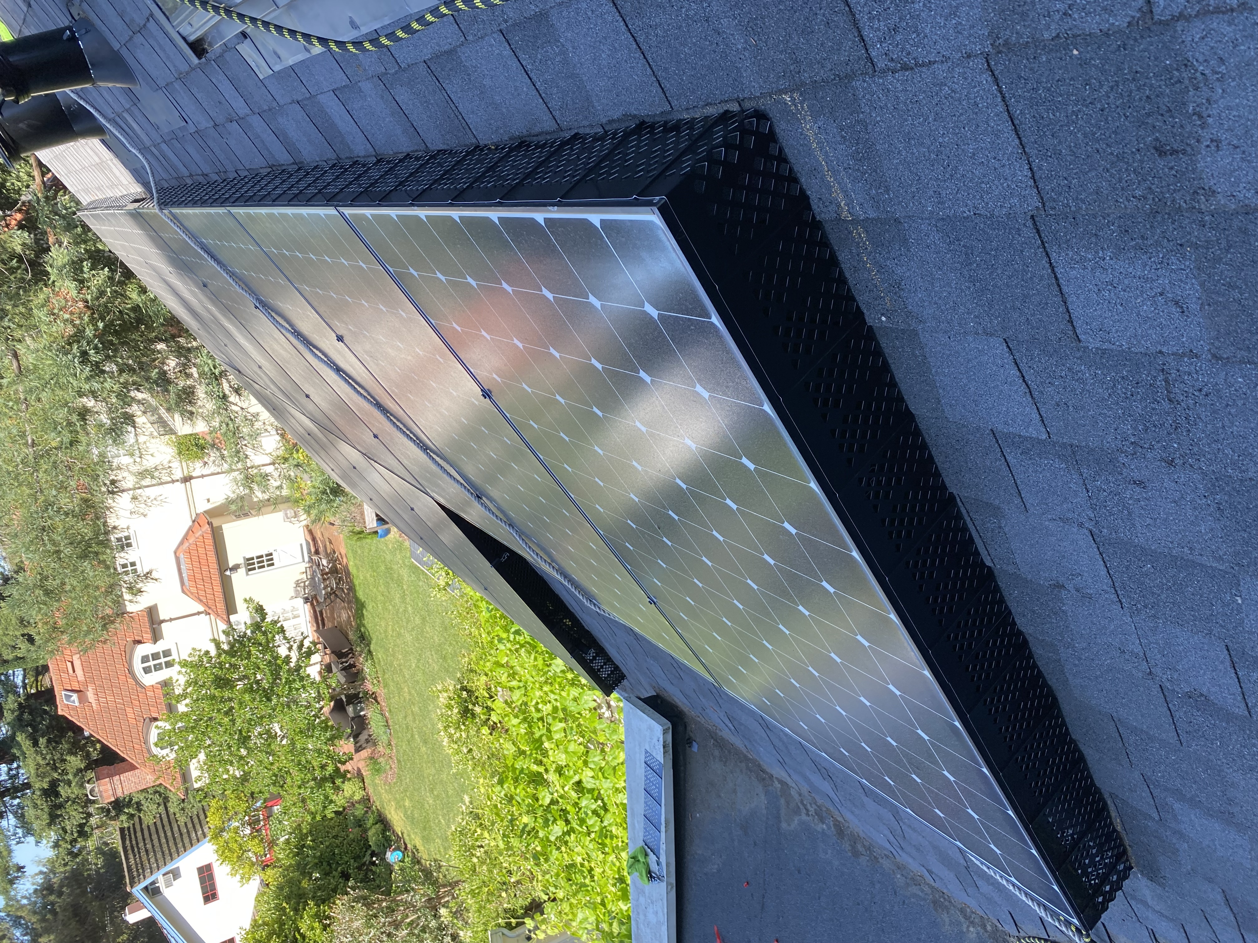 After — Palo Alto eave with wire mesh exclusion installed