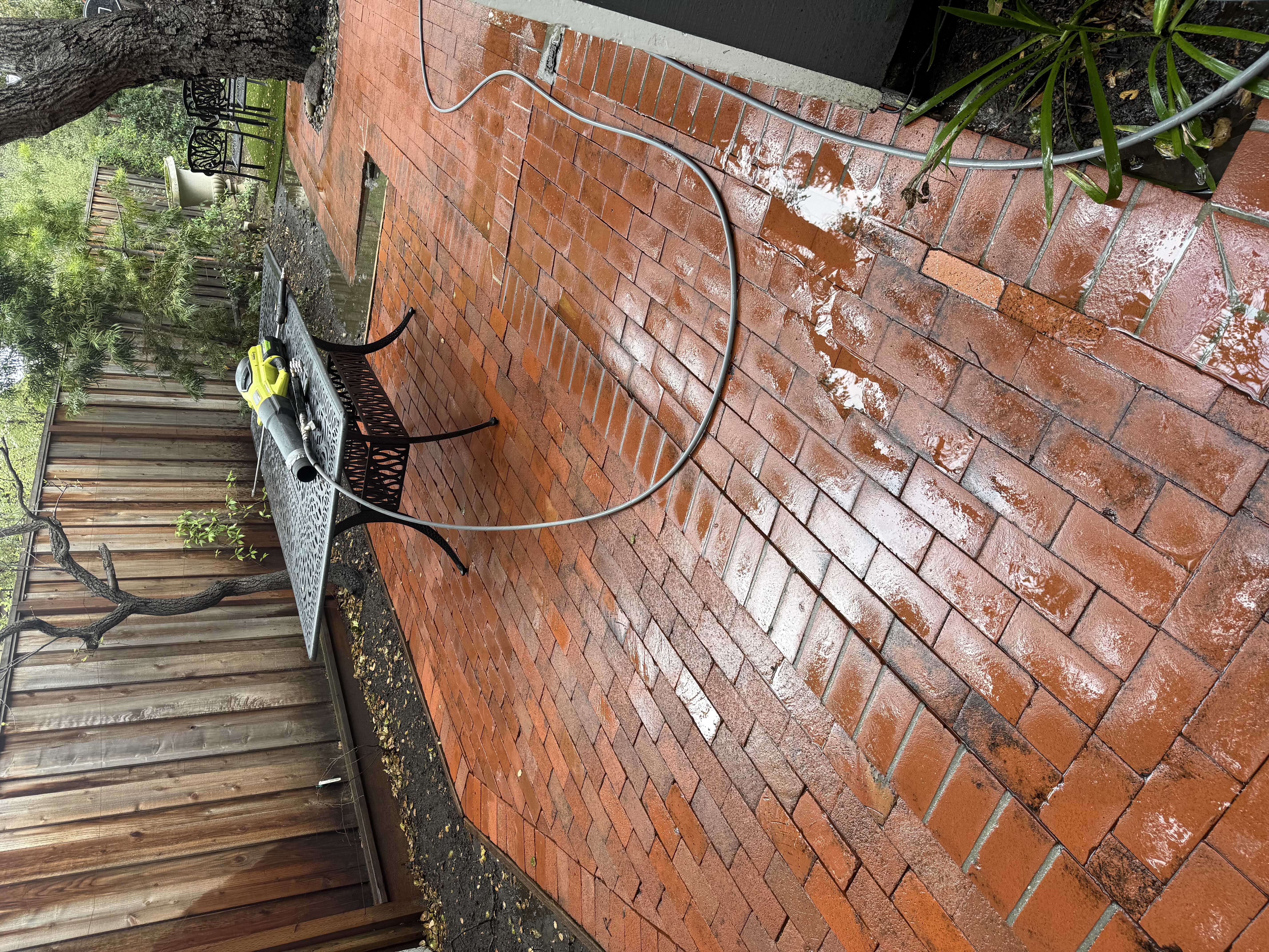 After — Palo Alto paver surface clean after pressure wash service