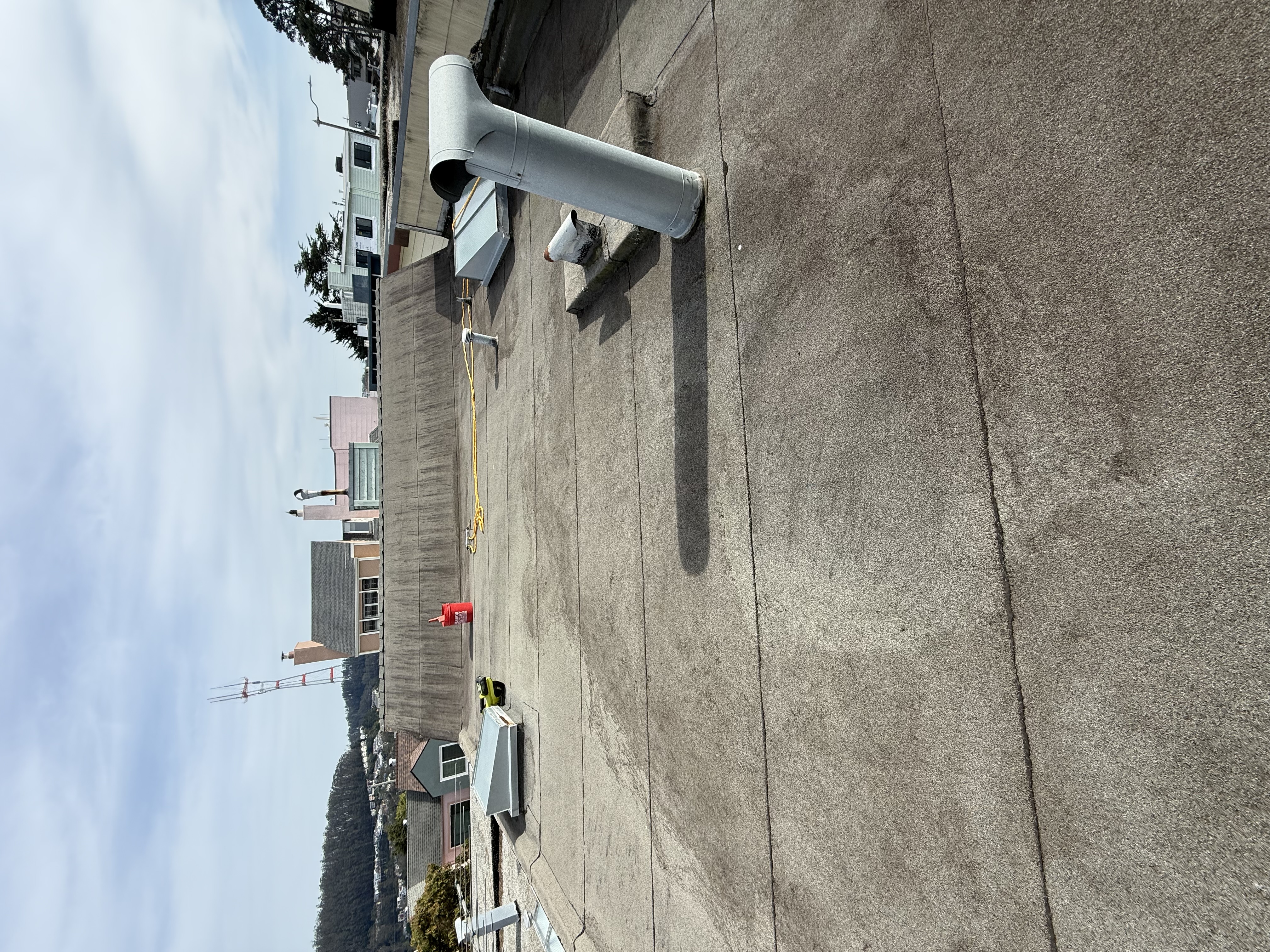 After — San Francisco roof surface clear after debris removal
