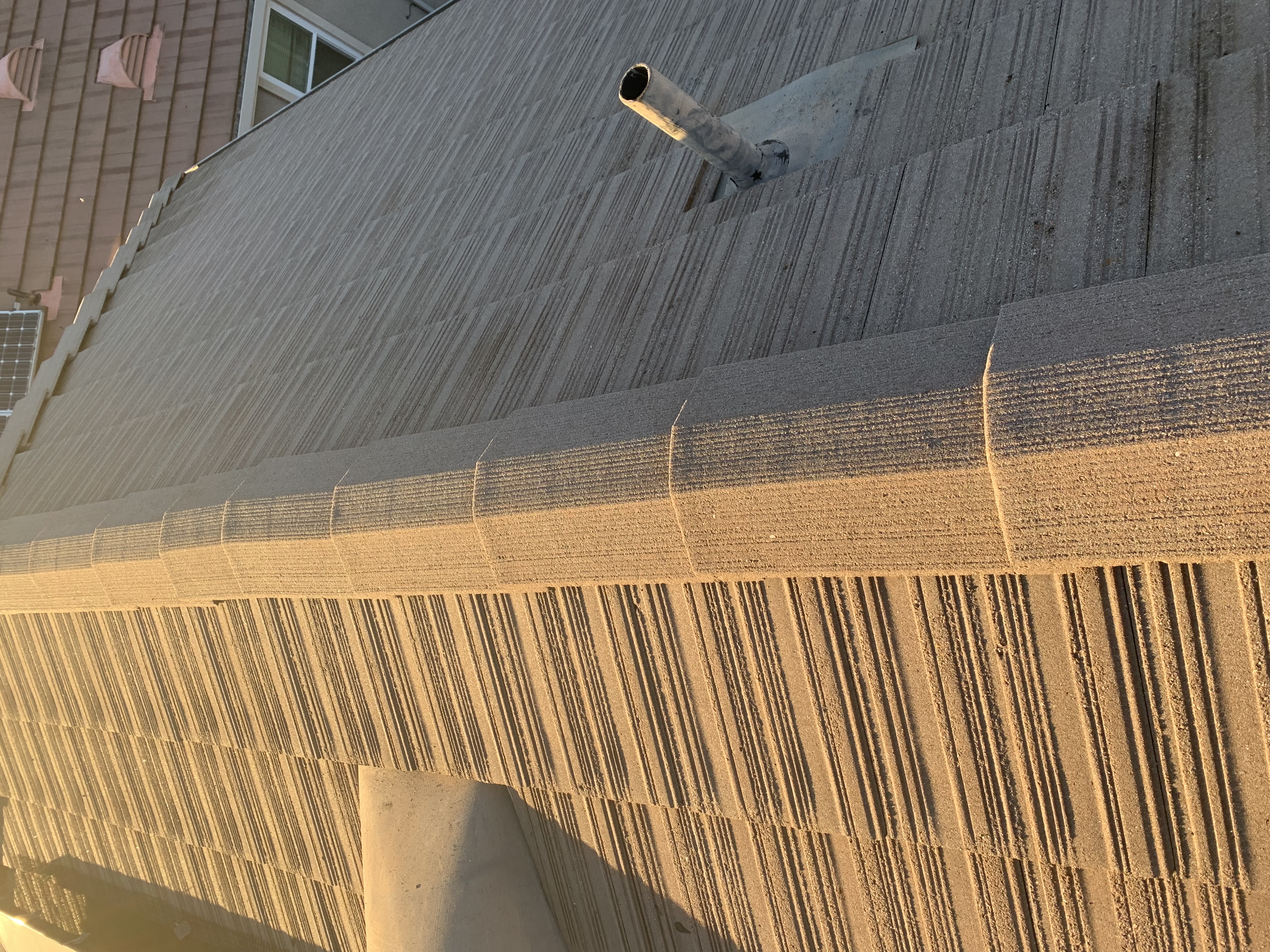 After — San Jose flat tile roof streaking fully removed