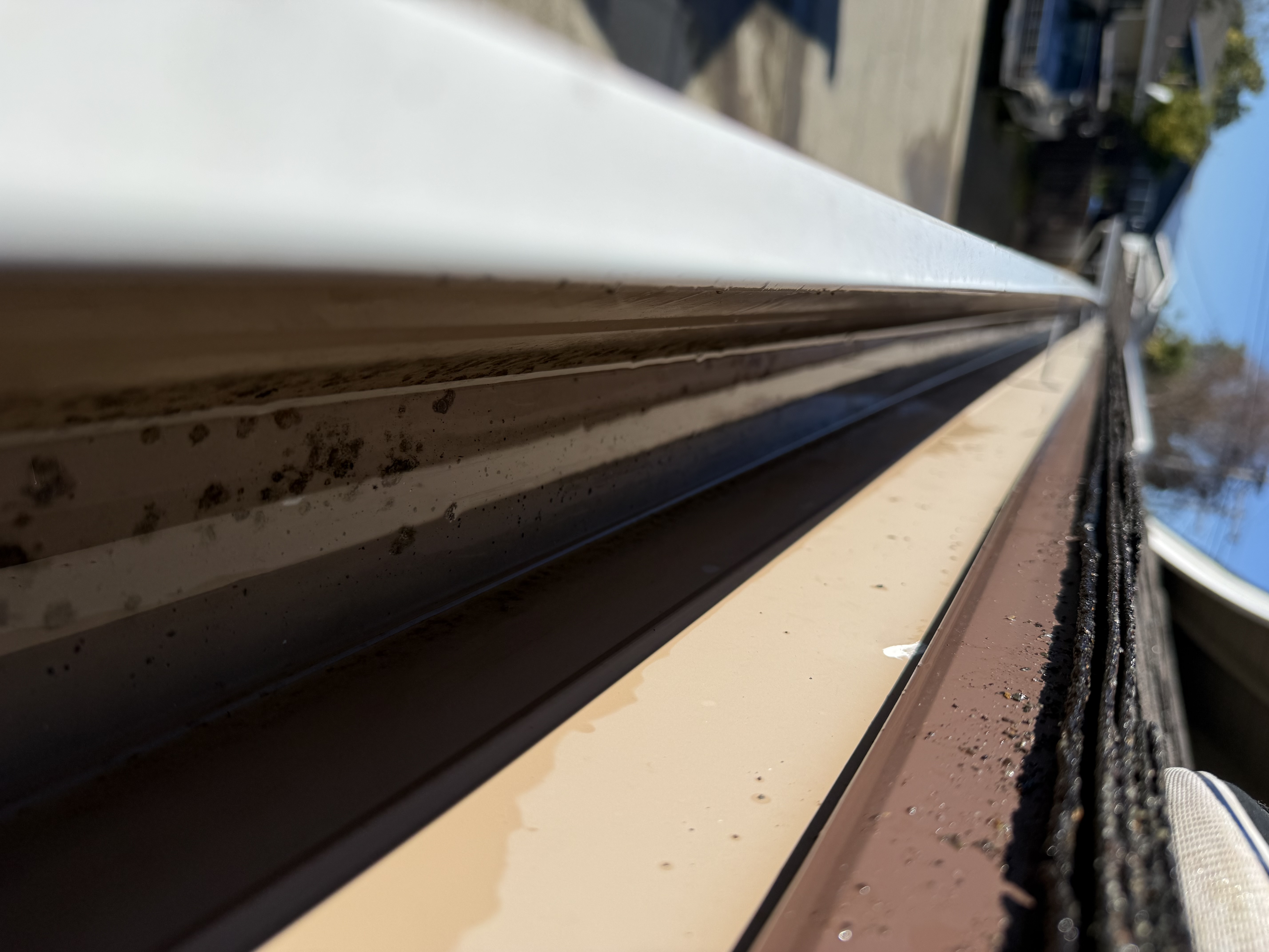 After — San Jose gutter section clear, water flow restored