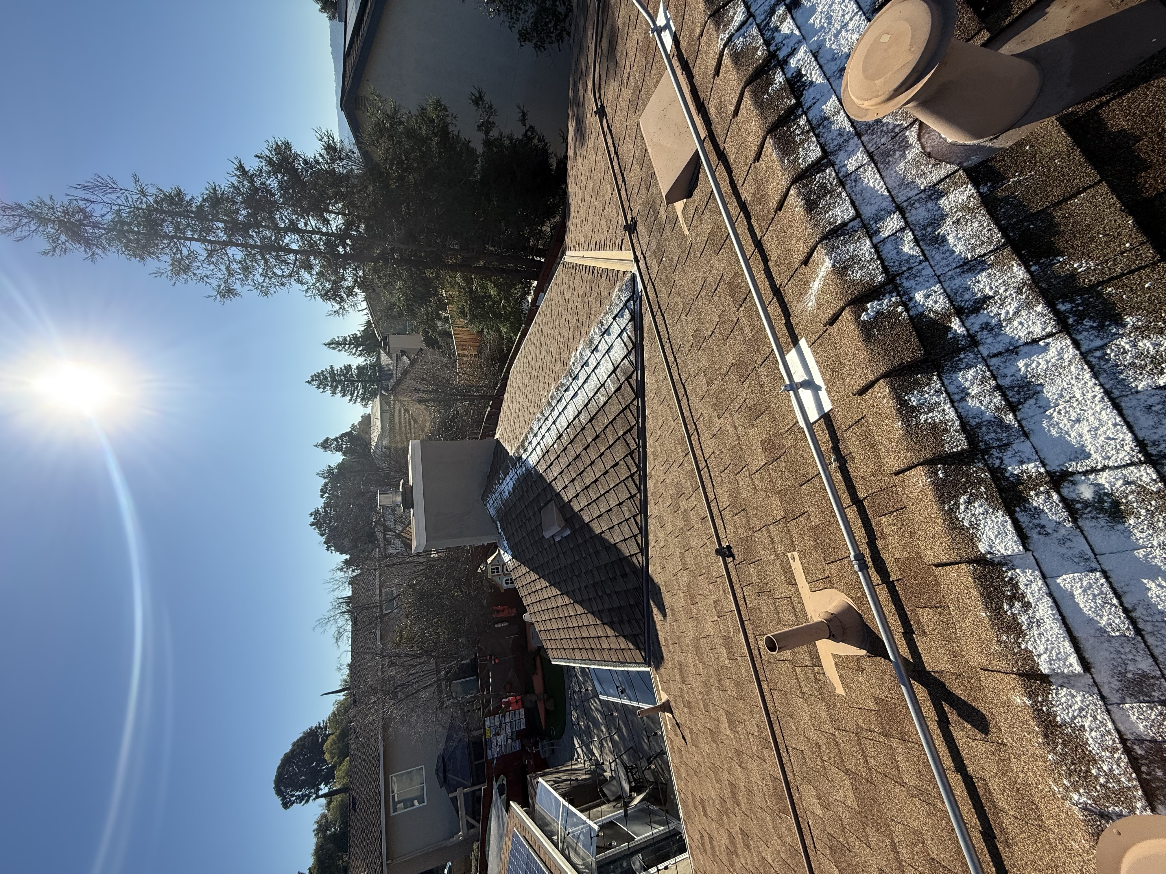 After — San Ramon roof fully cleaned, algae and moss eliminated