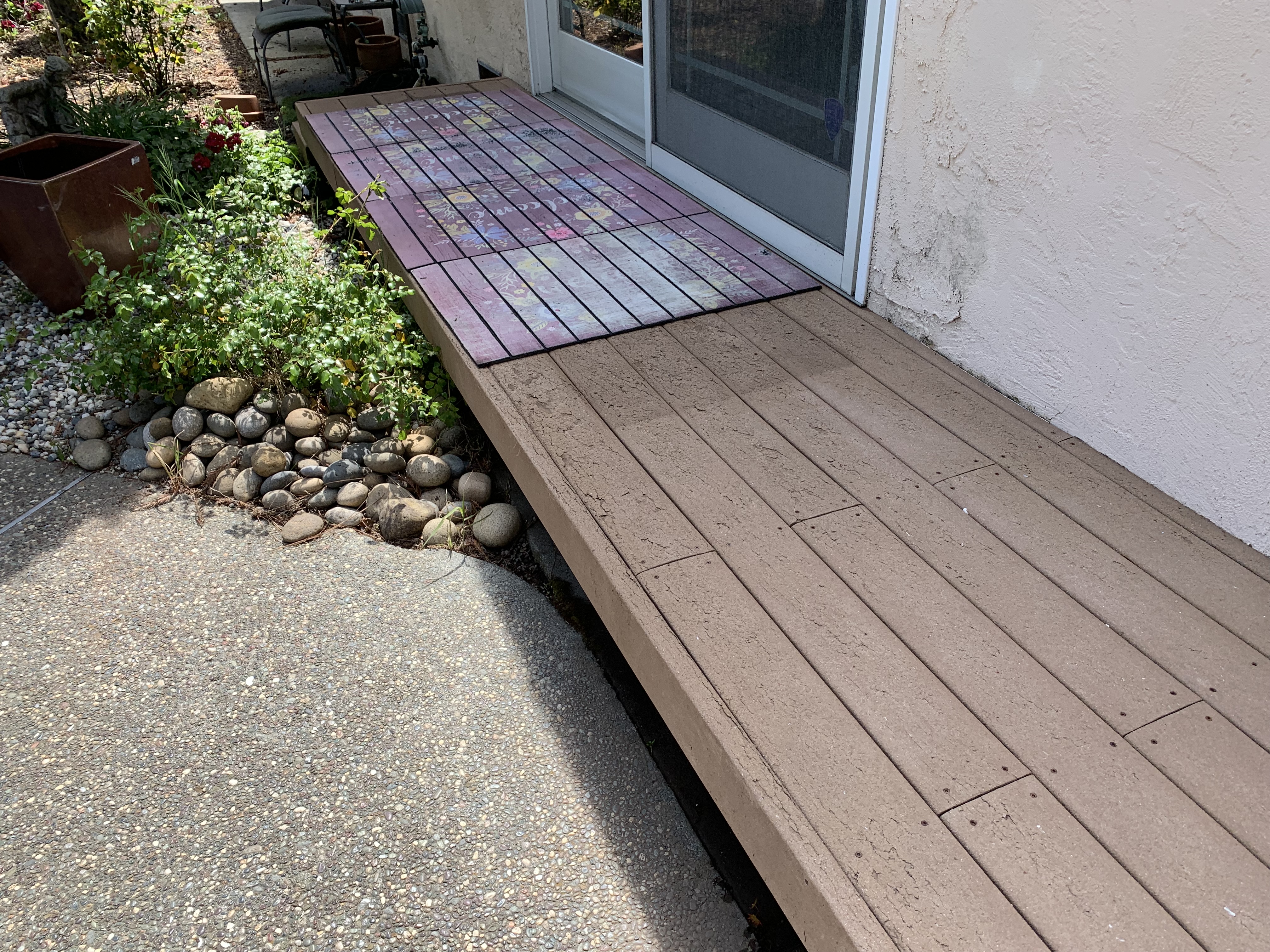After — Sunnyvale driveway pressure washed clean