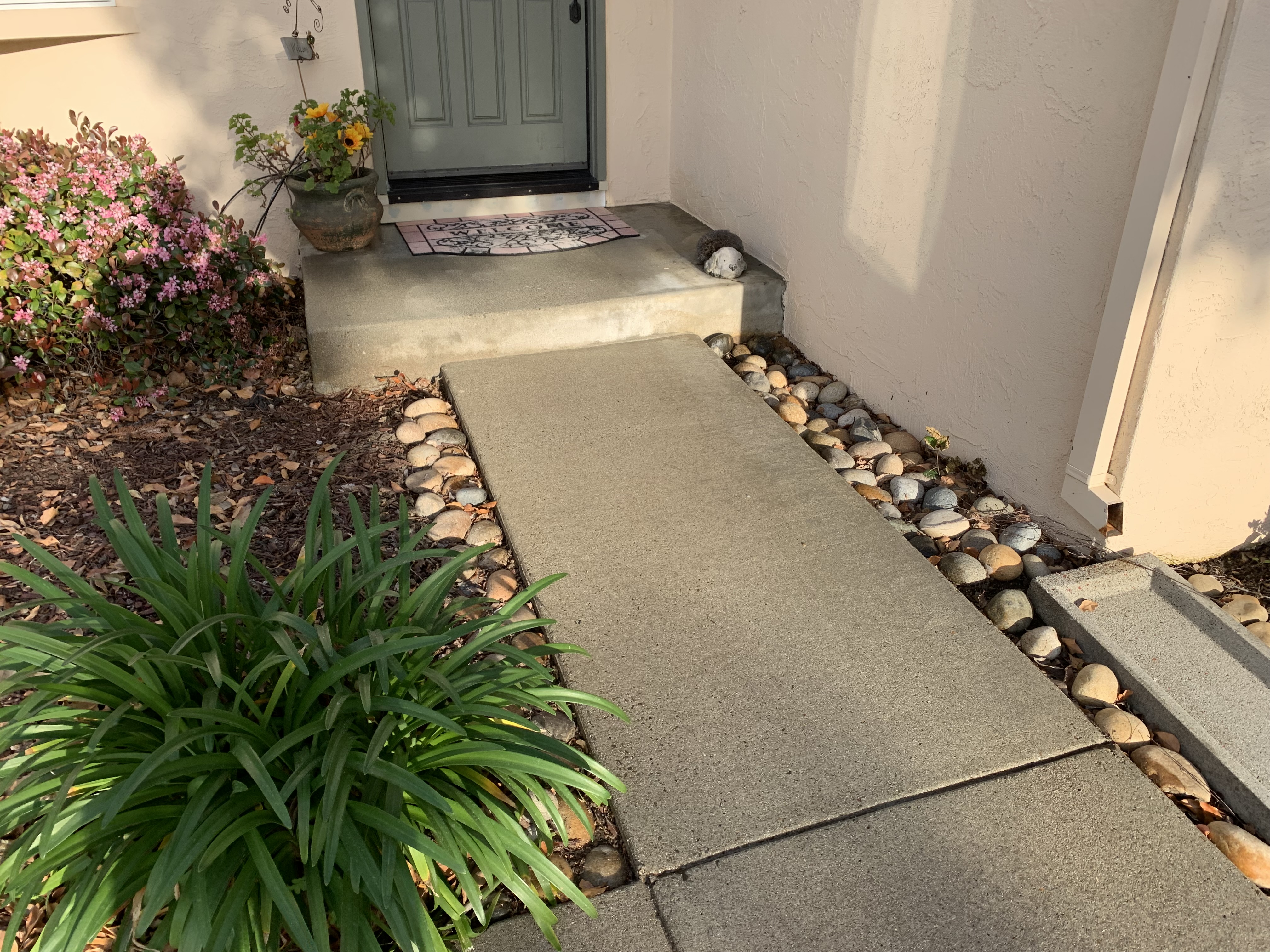 After — Sunnyvale driveway and walkway surface cleaning complete