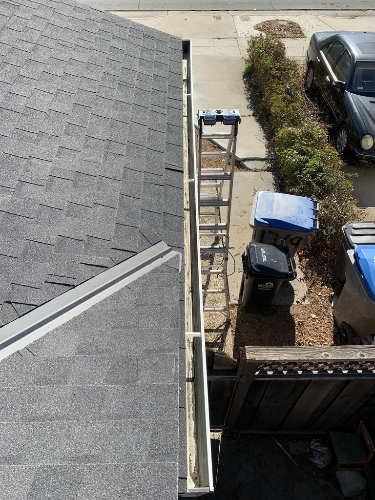 A gutter and downspout cleaning keeps that water draining correctly and prevents water damage to the house.  