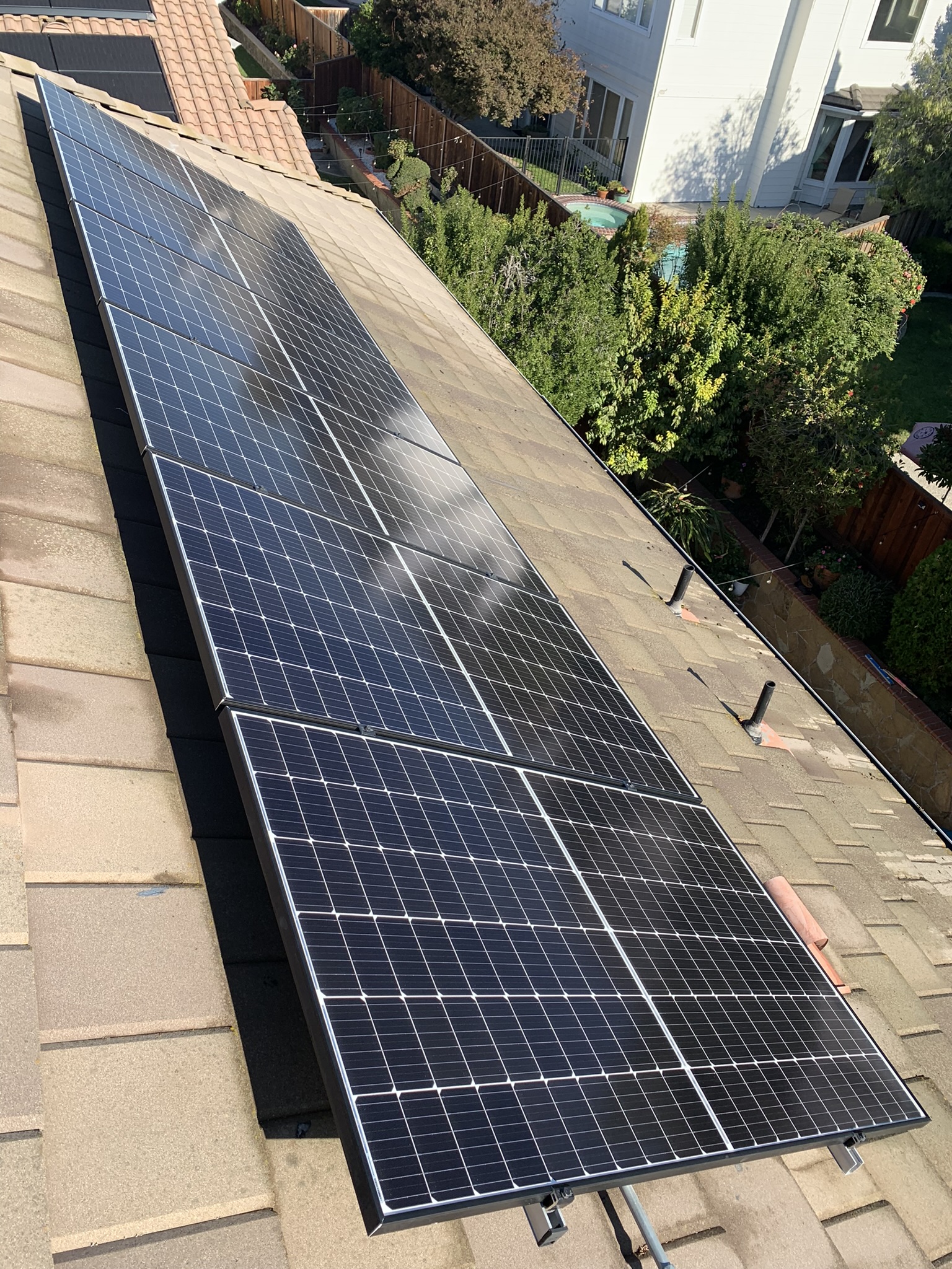 Solar panel cleaning service in Livermore CA — professional solar panel washing to maximize energy efficiency by Bull Run Exterior Wash LLC